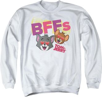 Gildan Tom And Jerry Movie Bffs Adult Crewneck Sweatshirt