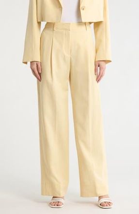 Boss Orange by Hugo Boss Ansolina Relaxed Fit Pants in Bright Yellow at Nordstrom Rack, Size 18 (Similar To 14W)