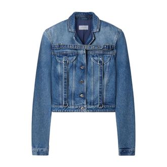 アウターその他 OFF-WHITE 'Cargo Crop' jacket Blue Off-White Blue Cotton Cropped Jacket - FW23 - Italy Made