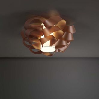 Linea Zero Linea Zero - Cloud Plaf&oacute;n De Cobre Con Dos Luces Di&aacute;metro 75x H36 Cm