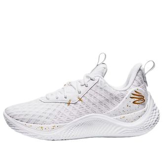 Under Armour Curry 10 Team White Metallic Gold 3026624-102