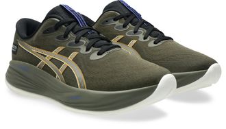 Asics Laufschuh ASICS GEL-CUMULUS 27 GORE-TEX, Damen, Gr. 44,5, gr&uuml;n (braun stone, whisper gr&uuml;n), Textil, Schuhe Laufschuh, wasserdicht