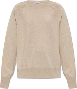 Moncler Kasjmier trui - Dames - Cashmere truien - Beige - M - Kasjmier - Truien & Vesten