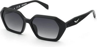Zadig&Voltaire Zonnebrillen - Dames - Zonnebrillen - Zwart - 56 MM - Accessoires