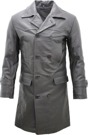 Infinity Leather Cowhide Leather Peacoat-Dortmund