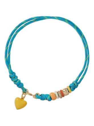 Roxanne Assoulin Kralenhalsketting met hart bedel - Blauw