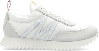 Moncler Pacey low-top sneakers - men - Fabric/Fabric/Leather/Leather/Rubber - 42.5 - Neutrals