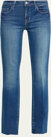 L'agence Sneeki Low-Rise Sneaker Straight Jeans