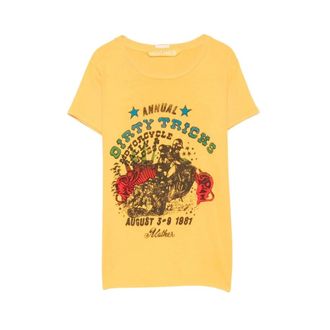 Mother La Camiseta Gr&aacute;fica The Lil Goodie Goodie Dirty Tricks - Tops - Mujer - Amarillo - S