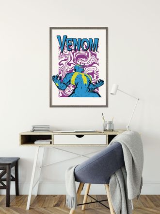 Komar Wandbild »Marvel Venom Colourful Scream« Disney Set, 1 Stk. tlg. 50 x 70 cm (Breite x Höhe) - Kinderzimmer, Dekoration