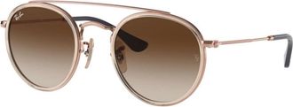 Ray-Ban Bruin Getinte Zonnebril - unisex - Zonnebrillen - Bruin - 46 MM - Accessoires