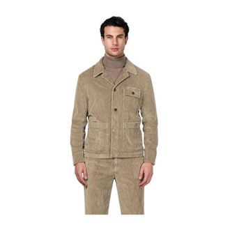 Mason's Sobrecamisa de trabajo en terciopelo de pana ancha - Jackets - Hombre - Marr&oacute;n - 3XL