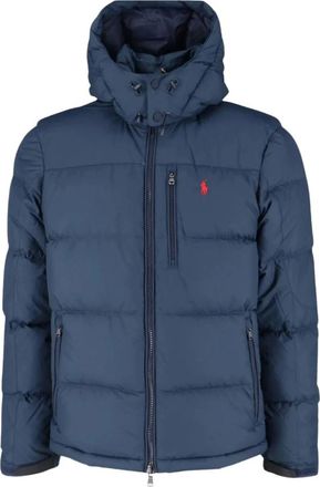 Ralph Lauren Gorham Down Jacket - Heren - Winterjassen - Blauw - L - Leer - Jassen