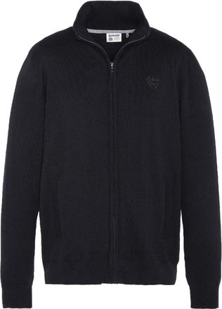 Schott NYC Vest met rits en zakken - Heren - Vesten - Zwart - S - Katoen - Truien & Vesten