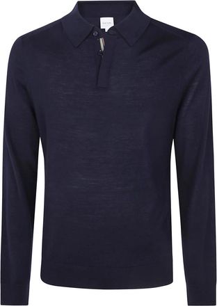 Paul Smith Trui met polokraag - Heren - Ronde hals truien - Blauw - S - Wol - Truien & Vesten