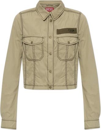 Diesel Donna, Giacche, Verde, 2Xs, new