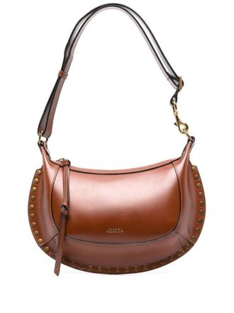 Isabel Marant Brown Oskan Moon shoulder bag
