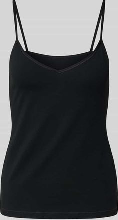 sloggi Top mit abgerundetem V-Ausschnitt in Black, Größe XXL