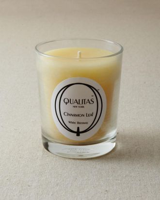 Qualitas Cinnamon Leaf 6.5Oz Beeswax Candle