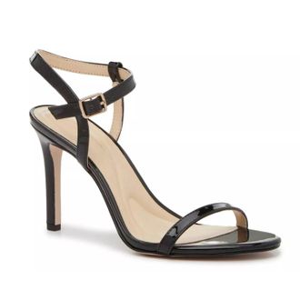 Jessica Simpson Womens Jessica Simpson Janova Sandal Black Ankle Strap Stiletto Heel ZAP1402