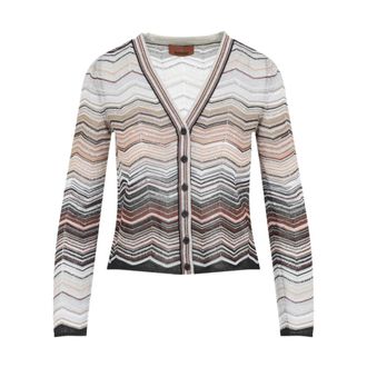 Missoni Cardigans, female, Multicolor, Size: XS Buttoned Cardigan