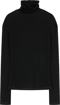Vis à Vis ribbed jersey turtleneck - Nero