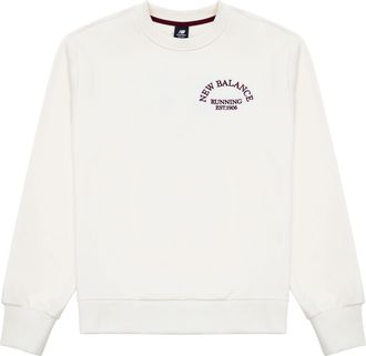 New Balance Casual Sport Sweatshirt Asia Sizing White AMT31311-CIC