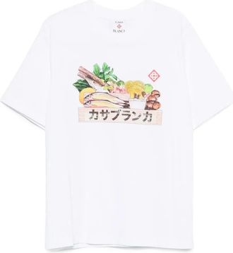 Casablanca T-Shirt In Cotone Con Grafica-Uomo