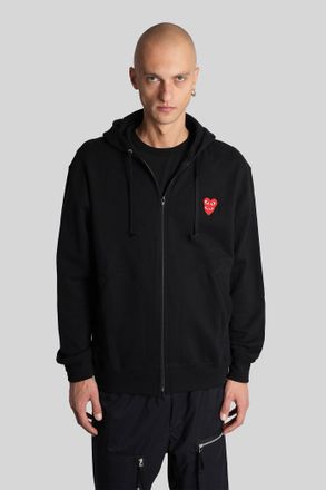 Comme Des Garçons Sweatshirt In Black Cotton