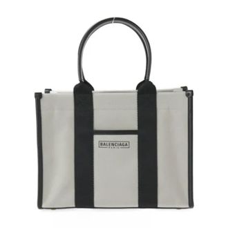 Balenciaga Pre-owned Tote Bags, female, Multicolor, Size: ONE SIZE Pre-owned Canvas balenciaga-bags