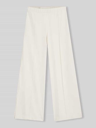 HUGO BOSS Relaxed Fit Wide Leg Hose Modell TAJILA in Offwhite, Gr&ouml;&szlig;e 32
