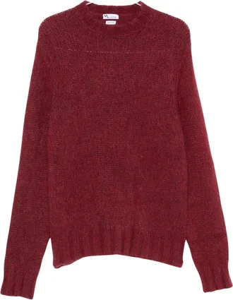 Doppiaa Ribbed Mock-Neck Sweater