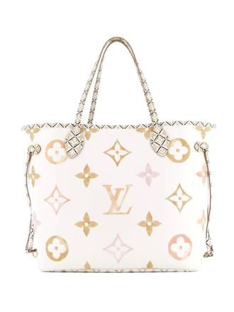 Louis Vuitton Neverfull NM By The Pool Monogram Watercolor Giant MM tote bag - Beige