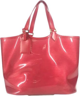 Louis Vuitton Pre-owned Vintage Tote Bag - Dames - Vintage Shopper - Rood - ONE Size - Leer - Vintage