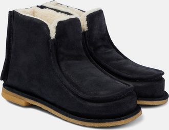 J.W.Anderson Shearling-lined leather ankle boots