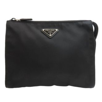 Prada Black Nylon Pouch (Pre-Owned)
