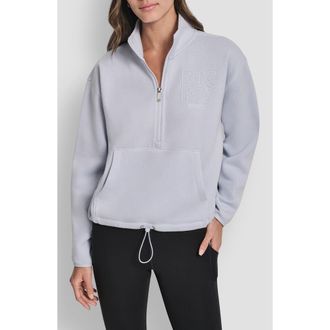 DKNY Half Zip Sweatshirt in First Blue at Nordstrom Rack, Size X-Small