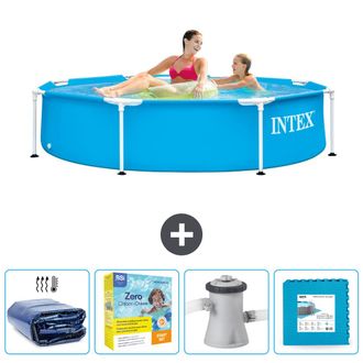 Intex Piscina Con Estructura Redonda - 244x51 Cm - 7-piezas Scb9