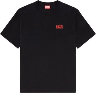 Diesel T-Boxt-Bisk T-shirt - Heren - T-shirts - Zwart - M - Katoen - Tops