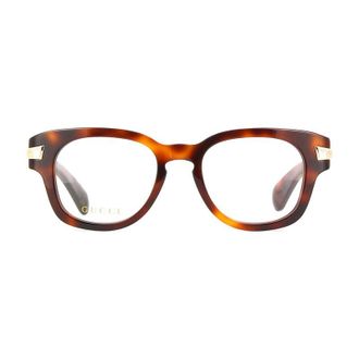 Gucci GG1518O002 Tortoiseshell Acetate Square Eyeglasses - Brown