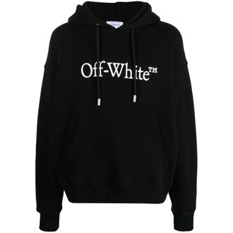 Off-white Big Bookish Skate Cotton Hoodie