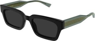Gucci Sunglasses, male, Black, Size: 53 MM Rectangular Sunglasses