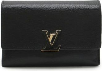 Louis Vuitton Pre-owned Wallets, female, Black, Size: ONE SIZE Pre-owned Leather Wallet
