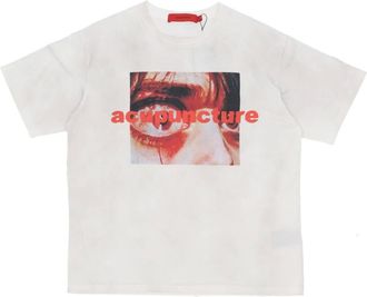 Acupuncture T-shirt Eye Cry - - Tops - Uomo - Bianco - M