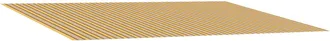 vidaXL Tela De Repuesto Para Toldos Naranja Y Negro 250 X 200 Cm Vidaxl