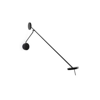 Netlighting Invisible LED Wall Reading Light Matt Blac Touch dimmer 765lm 2700K in Black