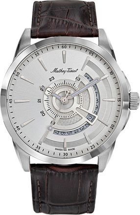 Mathey-Tissot Mathey-Tissot Mens Mondo Silver Dial Watch
