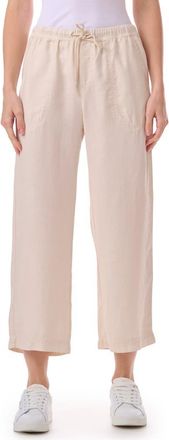 Splendid Angie Crop Wide Leg Pants in Moonstone at Nordstrom, Size X-Large