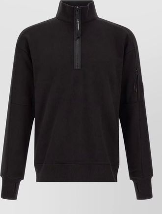 C.P. Company cotton half zip sweatshirt