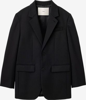 Dunst Blazer mit Reverskragen aus Wollk&ouml;per